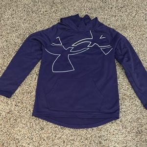 Under Armour girls hoodie.  Purple, lightweight, size youth large.